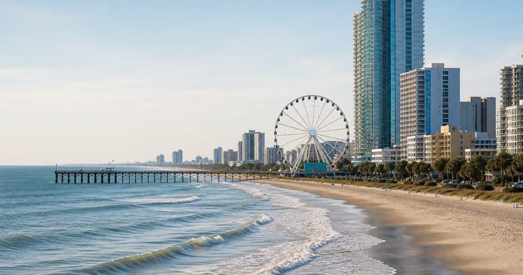 Myrtle Beach oceanfront skyline for local lead generation web design